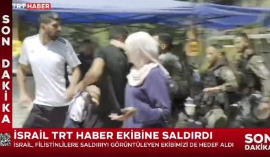 İsrail güçleri TRT ekibine ikinci kez saldırdı