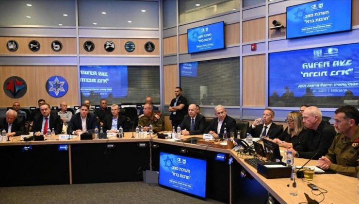 İsrail Güvenlik Kabinesi, Tel Aviv’deki Yer Altı Komuta Odasında Toplandı: Güvenlik Durumu Değerlendirildi