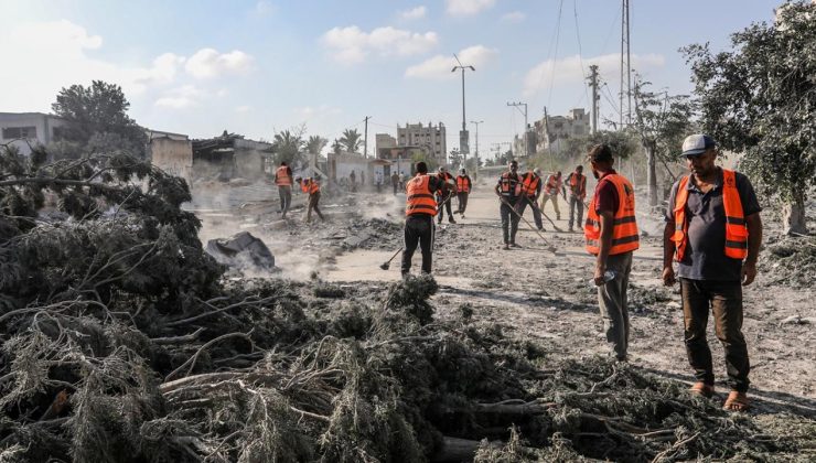 İsrail, Han Yunus’ta binaları hedef alarak büyük zarara neden oldu