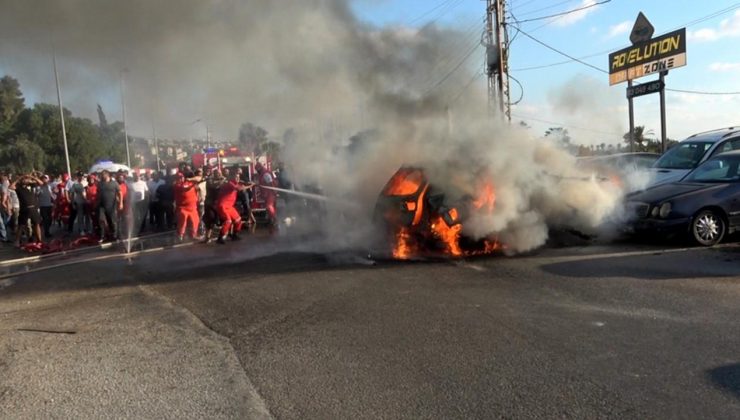 İsrail’in Sayda kentinde bir araca saldırısı: Vurdu ve yok etti