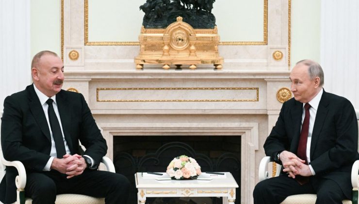 Rusya ve Azerbaycan liderleri Putin ve Aliyev, Bakü’de buluştu