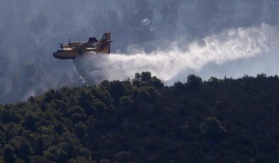 Yunanistan’daki Orman Yangınına Hava ve Kara Müdahalesi Devam Ediyor